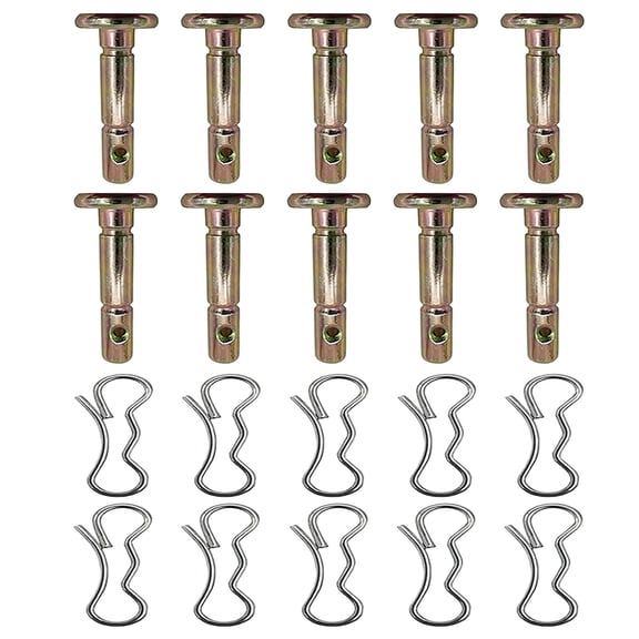Snowblower Shear Pins and Cotter Pins Kit,Replacement Hardware for Winter Maintenance,Steel Shear Bolts with Locking Fasteners for Tractor and Walk-Behind Snow Blowers Drive Auger Protection