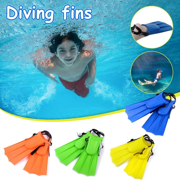 Seyotauo Swimming Fins with Soft Foot Pocket Streamlined Design & Comfortable Snorkeling Training Fins Durable Swim Gear Ideal for Pool Practice Swim Lessons and Water Sports Use