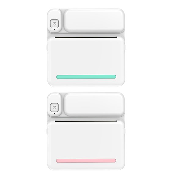 Seyotauo Thermal Portable Bluetooth Printer 57mm Mini Wireless POS Printer for iOS Android Phone Photo Label Receipt Printing with 3 Rolls Paper Cloth Bag Protective Cover Office Travel Home