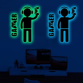 Seyotauo Video Game Wall Sticker Set, PVC Removable Decal for Gaming Room Decor, Modern Controller & Console Design, Gamer Bedroom Wall Art, Man Cave & Teen Lounge Decor Mural