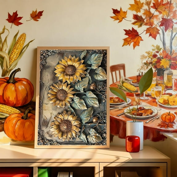 Seyotauo Vintage Tin Metal Wall Decor,2D Flat with 3D Visual Effect,Decorations for Indoor Outdoor Use for Home Bedroom Restaurant Bar Cafe School Library Door Garage Decor, Retro Metal, 8 x 12 Inch