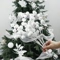 thumbnail image 1 of Seyotauo White Foam Snowball Cuttings Christmas Tree Hangings 15.7 inch Lifelike Christmas Decorations Indoor Outdoor Christmas Tree Decorations Window Scene Arrangement Ornament for Festival Holiday, 1 of 9