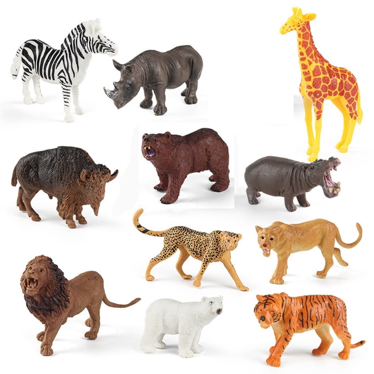 Seyotauo Wild Animal Toys, Simulation Zoo Animals Figures