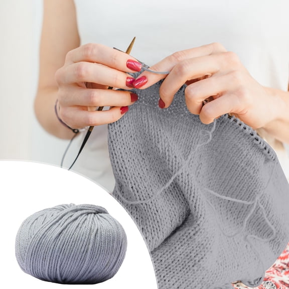 Seyotauo Wool Yarn Knitting Yarn Wool Blend Soft Thick Hand Woven Warm Cozy for Scarf Hat Sweater Overcoat Winter Accessory DIY Crafting Project and Cold Weather Garment Making