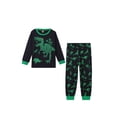 thumbnail image 1 of Seyurigaoka 2Pcs Kids Toddler Boys Fall Pants Set Long Sleeve Dinosaur T-Shirt Outfits Set, 1 of 9