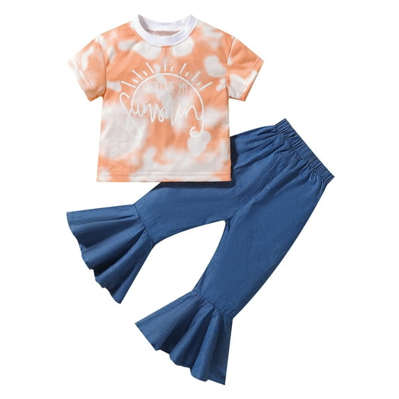Seyurigaoka 3 Pcs Summer Family Matching Outfits, Little Sister Romper Big Sister Tops + Floral Pants Skirt + Cap Headband