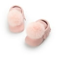 thumbnail image 1 of Seyurigaoka Brand Newborn Baby Girls Pom Pom Shoes Cute Boots Warm Slippers Crib Shoes, 1 of 6