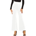 thumbnail image 1 of Seyurigaoka Daily Women Juniors Sports Pants, Plus Size Elastic Solid Color High Waist Waist Belt, 1 of 5