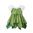 thumbnail image 1 of Seyurigaoka Girls Irregular Hem Dress, Prom Stage Dress, A-line Dress with Side Zipper, 1 of 8