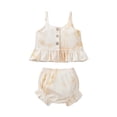 thumbnail image 1 of Seyurigaoka Little Girls Outfit, Random Dyeing Sleeveless Suspender Top Shorts, 1 of 9