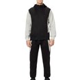thumbnail image 1 of Seyurigaoka Men Casual Long Sleeve Zipper Hooded Hat Tops Drawstring Sports Pants, 1 of 9