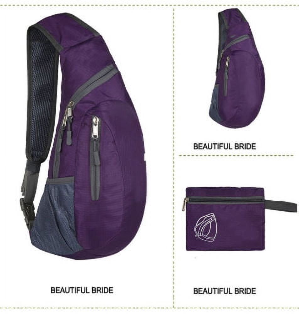Seyurigaoka Men´s Multiple Compartment Chest Sling Packs Shoulder Cross Body Bag Cycle Day Packs Satchel Backpack - image 1 of 4