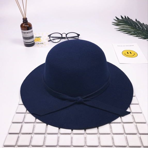 Seyurigaoka Retro Wind Children Girls Big Hat Big Hat Bow Beach Hat Sun Hat Outdoor Cap Beach Casual Big Hat
