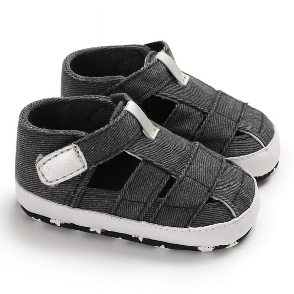 Seyurigaoka Summer Baby Girl Boy Kids Sandals Anti-Slip Crib Shoes Soft Sole Prewalkers Cute