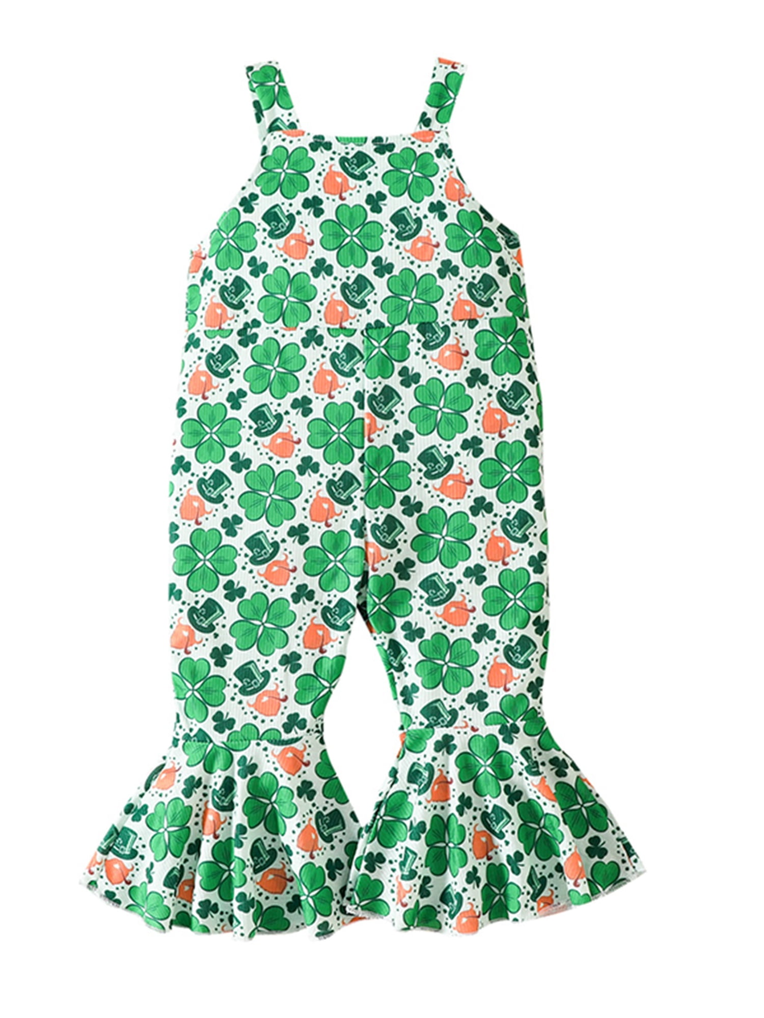 Seyurigaoka Toddler Girls St Patrick's Day Festival Romper Pants