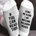 thumbnail image 1 of Seyurigaoka Unisex Adult Crew Socks, Letters Pattern Block Over Ankle Socks, 1 of 6