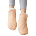 thumbnail image 1 of Seyurigaoka Winter Thick Warm Floor Socks Solid Color Home Anti-slip Slipper Socks for Women Girls, 1 of 6