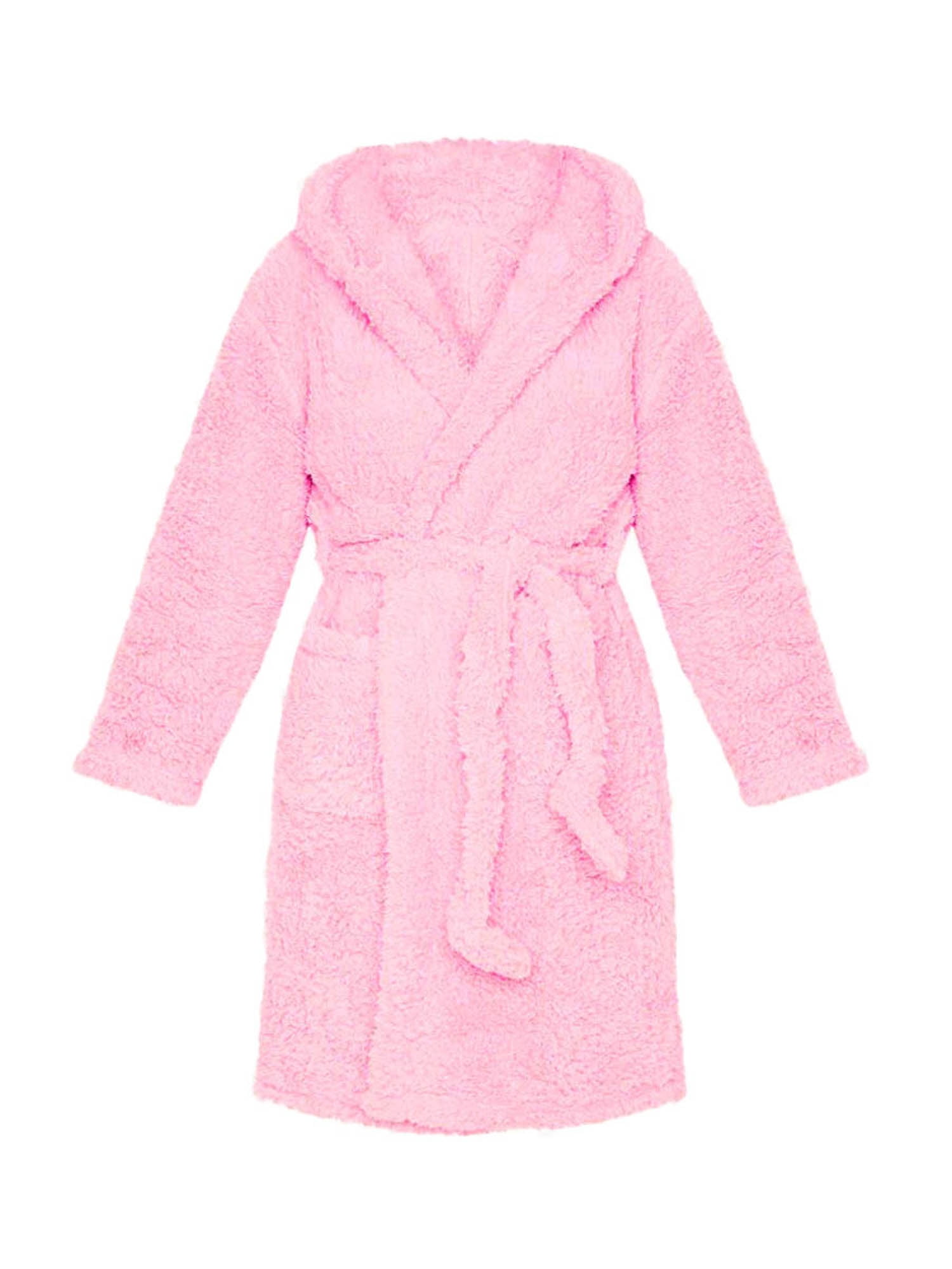 Seyurigaoka Women Bathrobe Nightgown Thick Warm Robe Winter Plush