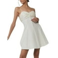 thumbnail image 1 of Seyurigaoka Women Formal Dress Solid Color Sleeveless Spaghetti Strap One-Piece, 1 of 6