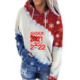 thumbnail image 1 of Seyurigaoka Women Juniors Christmas Hooded Sweatshirt Cartoon Print Long Sleeve Hoodies, 1 of 5