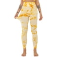 thumbnail image 1 of Seyurigaoka Women Juniors Sport Fitness Pants with Tie-dye Printing, Wide Waist Clothing, 1 of 9