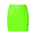 thumbnail image 1 of Seyurigaoka Women Sexy Bright leather Bodycon Slim Micro Mini Skirt Evening Party Clubwear, 1 of 5