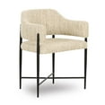thumbnail image 1 of TOV Furniture Sezanne Taupe Textured Performance Boucle Dining Chair, 1 of 7