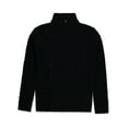 thumbnail image 1 of Sezzit Boys' Cable Knit Quarter Zip Sweater Color: black Size: 18 - 20, 1 of 1