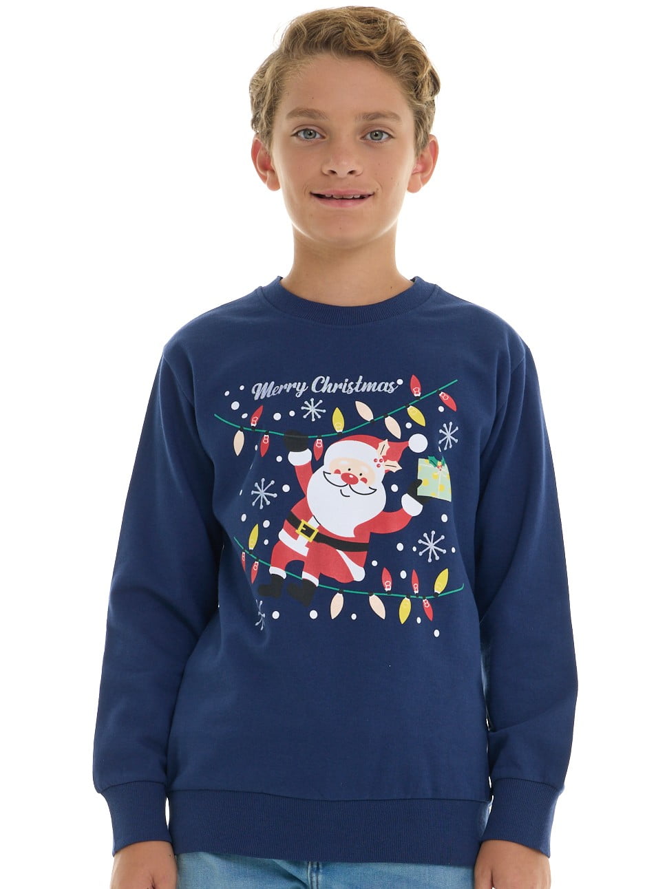 Sezzit Boys' Christmas Sweatshirt – Clasic Cozy Xmas Fleece