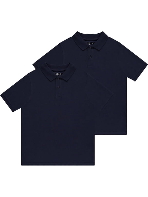 Boys Polo 2-Pack: Premium Comfort and Timeless Style - Perfect for School, Playdates, Church, Birthdays.