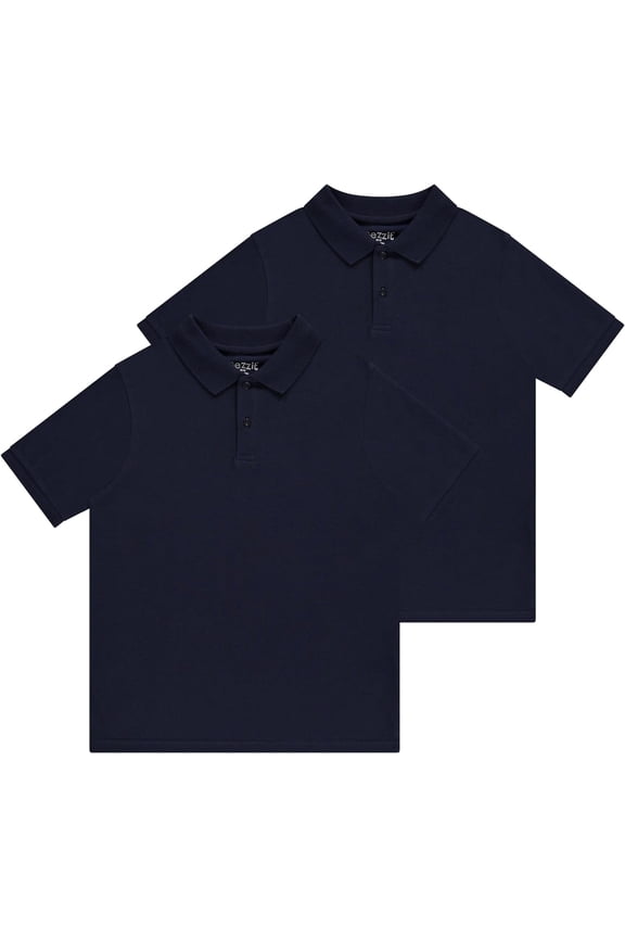 Boys Polo 2-Pack: Premium Comfort and Timeless Style - Perfect for School, Playdates, Church, Birthdays.