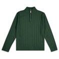 thumbnail image 1 of Sezzit Boys Quarter Zip Cable Knit Sweater – Warm Pullover for School, Holidays, Fall & Winter, 1 of 1