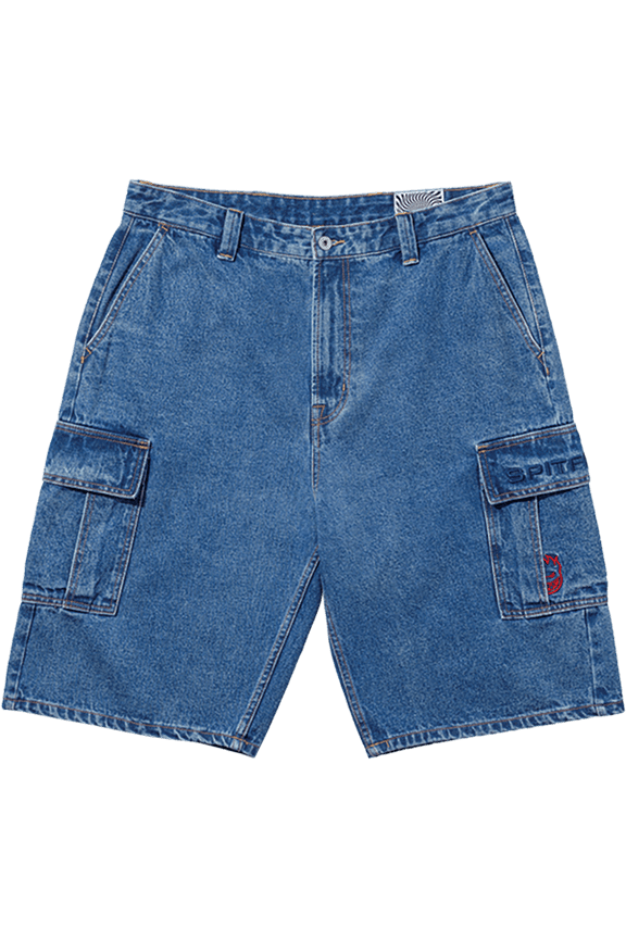 Sf Classic 87 Denim Cargo Shorts Xl-Lt.Stone Wash