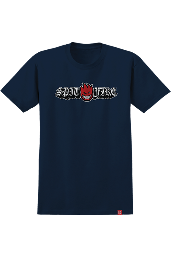 Sf Old E Drop Bighead Yth Ss L-True Navy/Rd/Bk/Wt