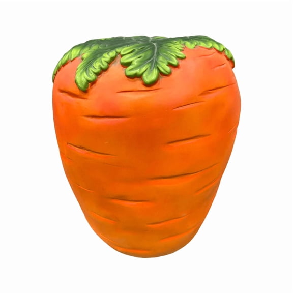 Sfirey 16" Oversized Carrot Shaped Resin Stool, 1-Pack Multi-Use Decorative Side Table