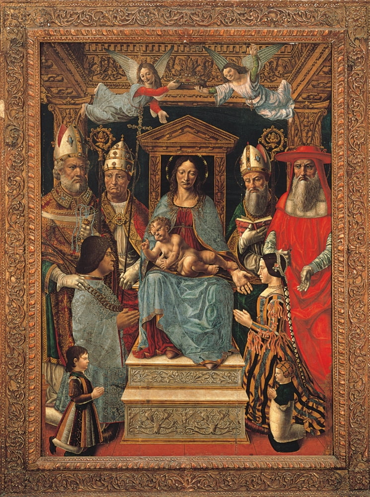 Sforzesca Altarpiece Canvas Art - (18 x 24)