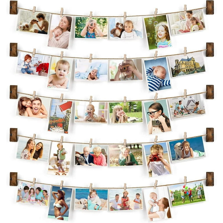 Home Margo, 4x4 Frames, Brown Picture Frame Instagram Photo Collage Frame, Set of 9, 4 inch Square Small Picture Frame