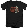 thumbnail image 1 of Sg1 Arm Wrestle Adult V-Neck T-Shirt Black, 1 of 1