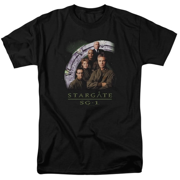 Stargate Men's Cast Stacked T-shirt XX-Large Black