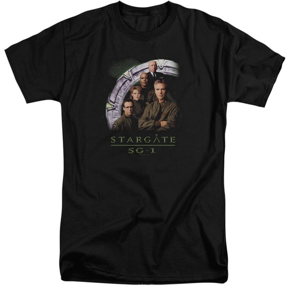 Sg1 - Cast Stacked - Tall Fit Short Sleeve Shirt - X-Large