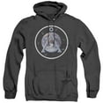thumbnail image 1 of Sg1 Earth Emblem Adult Heather Hoodie Sweatshirt Black, 1 of 1