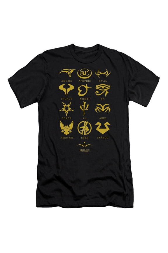 Sg1 - Goauld Characters - Premium Slim Fit Short Sleeve Shirt - X-Large