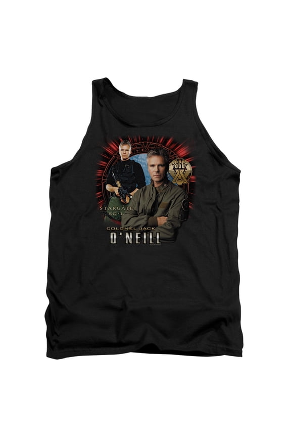 Sg1 Jack Oneill Adult Tank Top Black