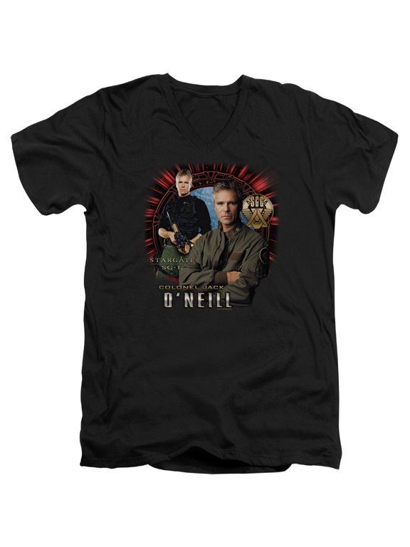 Sg1 - Jack Oneill - Slim Fit V Neck Shirt - Large