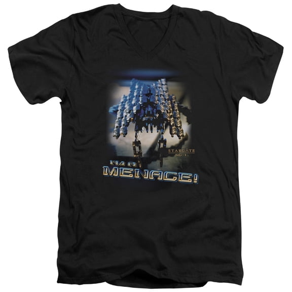 Sg1 - Menace - Slim Fit V Neck Shirt - Large