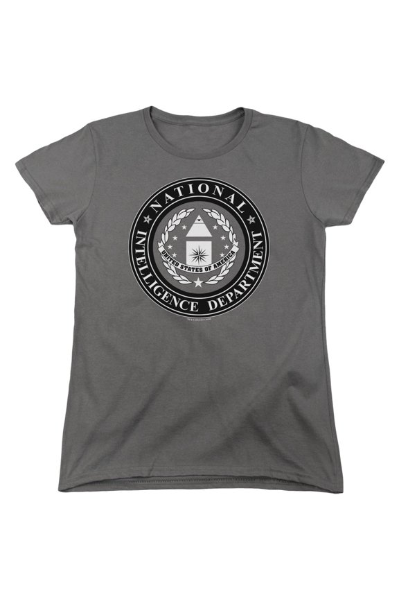 Sg1 Nid Logo Women's T-Shirt Charcoal