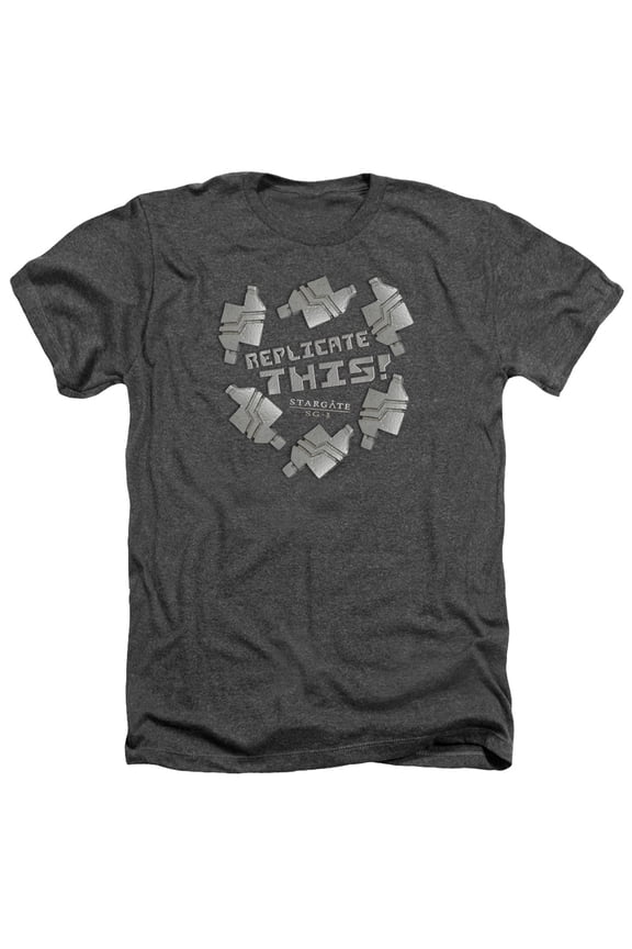 Sg1 - Replicate This - Heather Short Sleeve Shirt - X-Large