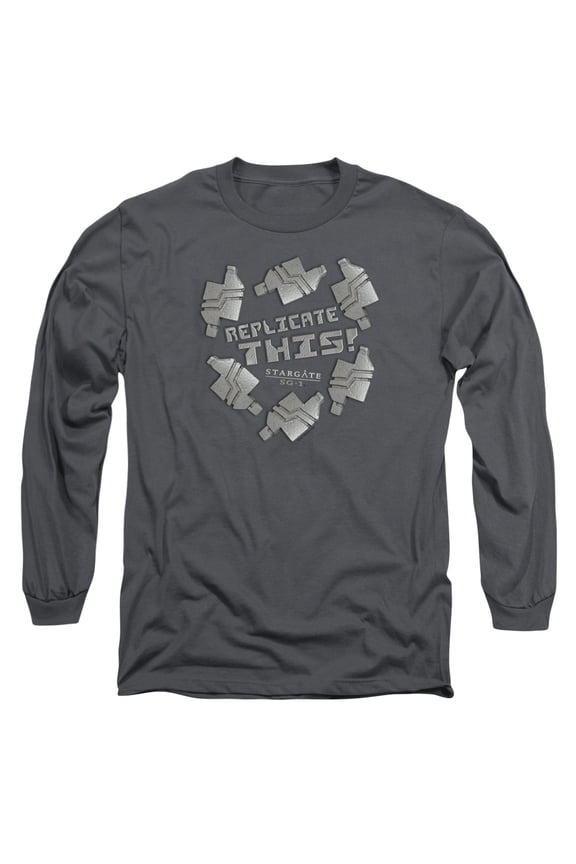 Sg1 - Replicate This - Long Sleeve Shirt - X-Large