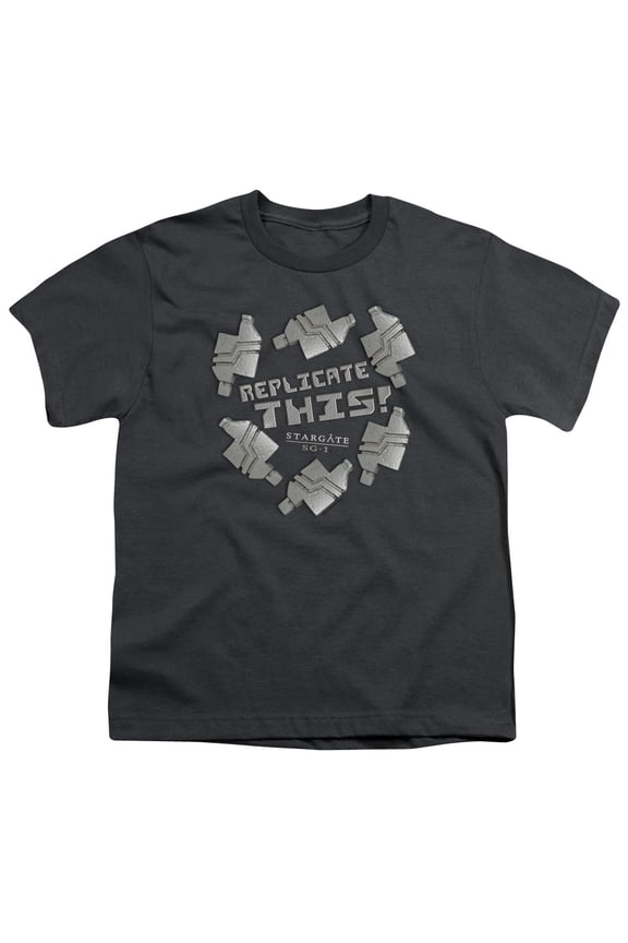 Sg1 - Replicate This - Youth Short Sleeve Shirt - Large