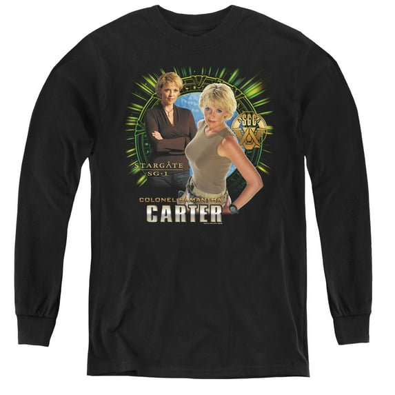 Sg1 - Samantha Carter - Youth Long Sleeve Shirt - Medium